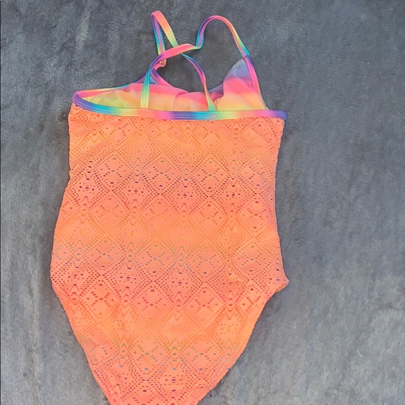 kids peach swimsuit - Picture 2 of 2